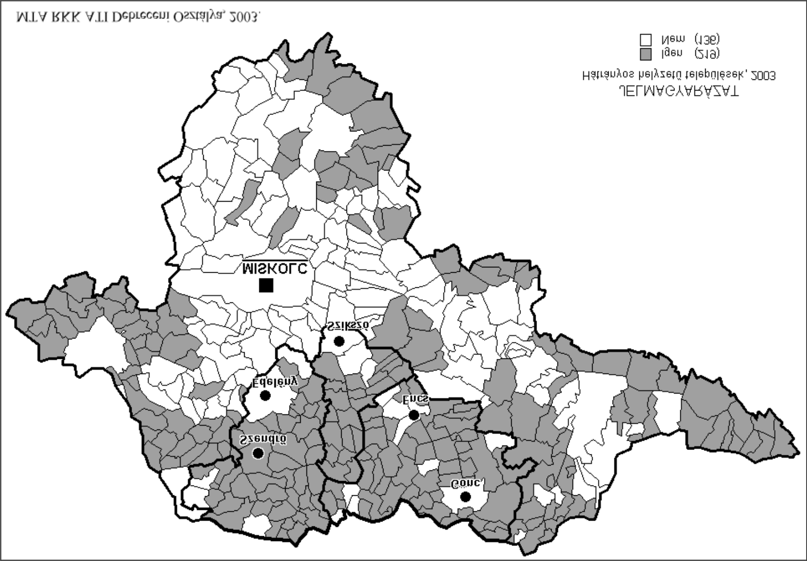 Elgondolkoztató tehát, vajon a roma szegregáció kérdéseinek vizsgálatakor nem a három KSH-kistérséget átívelõ csereháti településegyüttest lett volna (vagy lenne) helyesebb az empirikus kutatások