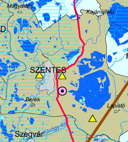 Honvédelmi és katasztrófavédelmi terület övezete: A