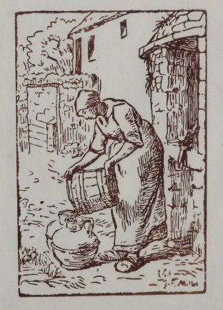 Magasnyomás Max Beckmann: Csoportkép az Éden-bárból, 1923, fametszet, 49x49,5 cm Max