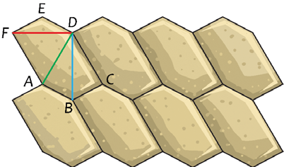 A DELTOID TERÜLETE III. Mivel e e = 6, ezért az átlók hossza 6 cm.