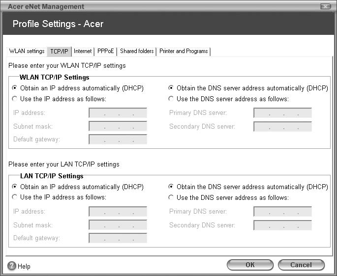 8 Empowering Technology Acer epower Management Az Acer epower Management letisztult felhasználói felülettel rendelkezik.