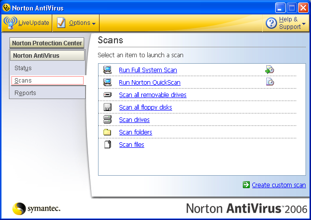 34 Norton AntiVirus A Norton AntiVirus olyan vírusvédelmi alkalmazás, amely megkeresi és kijavítja a fertőzött fájlokat, és a vírusok elleni védelemmel biztosítja a számítógép adatainak védelmét és