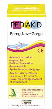 Un Duo indispensabil pentru răceală la copii Pediakid Nez-Gorge sirop + Spray nc` imatur [i fragil, sistemul imunitar al copilului poate avea nevoie de ajutor uneori, mai ales iarna sau la