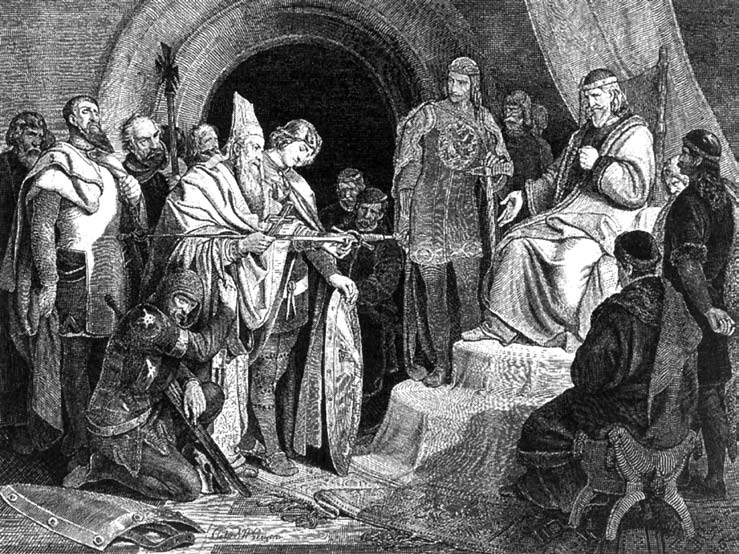 Szent Lászlót a keresztesek vezérévé választják.