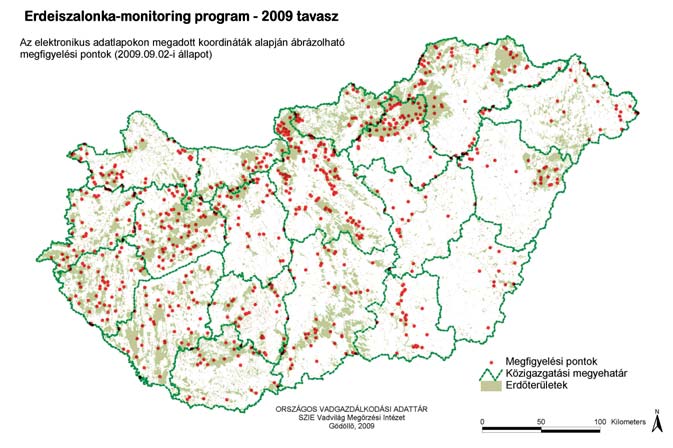 Borsod-Abaúj-Zemplénben nagy fehér foltok találhatóak, vagyis fontosságukhoz képest ezek alulreprezentáltak. Lefedésük a program folytatása során igen fontos lenne.