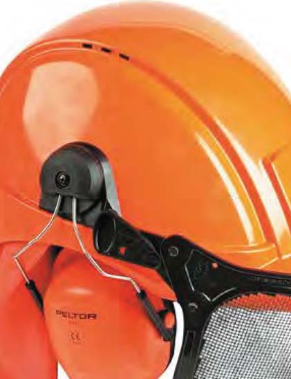 VÉDŐSISAKOK CĂŞTI DE PTECŢIE PELTOR PEL LES 0601 0023 99 999 narancs 28 db SNR made in EU Peltor G00 védősisakból, H31P3K hallásvédő fültokból, felbillenthető fémhálós arcvédőből és tarkóvédőből álló