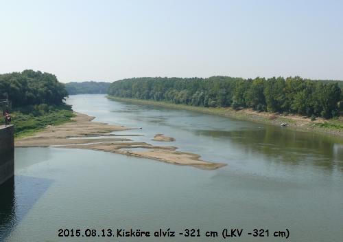 A Tisza folyó vízhozama növekedett, így az felhasznált vízkészlet egy részének visszapótlását el tudtuk végezni.