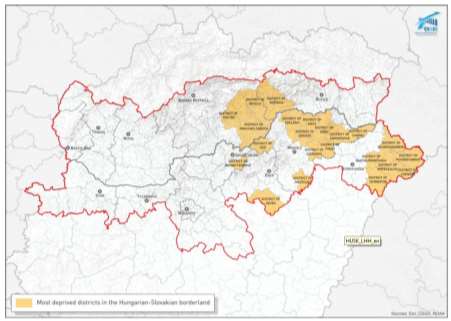 Forrás: Magyarország-Szlovákia Határon Átnyúló Együttműködési Program TO8: a foglalkoztatás előmozdítása és a munkaerő mobilitásának támogatása A határ mindkét oldalán a szociális körülmények