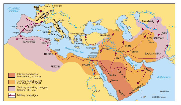 Az iszlám birodalma 7. sz.
