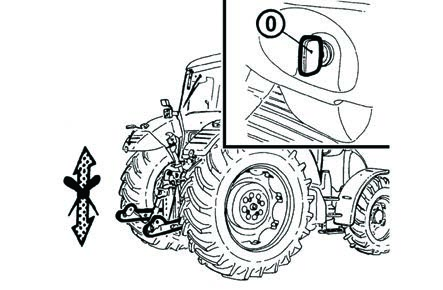 ELEKTRO-HIDRAULIKUS RENDSZER Vezérlő elemek működése F_02_162 1. Emelés kapcsolója a. szállítás, emelés b. STOP c. süllyesztés szabályzása (munka) d.