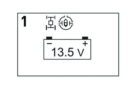 ELEKTROMOS RENDSZER Generátor A generátor a jobb oldalrész kinyitása után válik hozzáférhetővé. Az utántöltés ellenőrzését a műszerfalon található piros ellenőrző lámpa biztosítja.