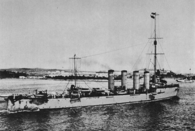 Laid down: 09/02/1912 Later name: Builder: Costs: Sister ships: Displacement: Length: Beam: Draught: Change of Draught Machinery: Bunkerage: Endurance Performance: Speed: Armament: Protection:
