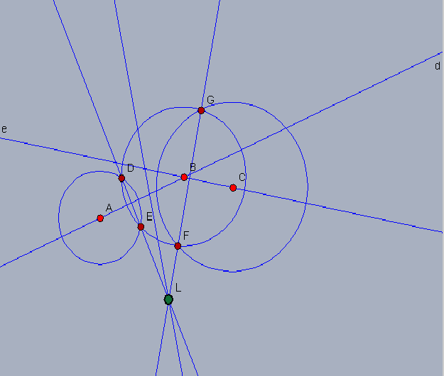 A sejtés után bizonyítsuk be a tételt! Legyenek a körök egyenletei rendre K1 = 0, K2 = 0, K3 = 0. Ekkor a hatványvonalaik egyenletei rendre: K1 - K2 = 0 (a), K2 - K3 = 0 (b), K3 - K1 = 0 (c). I.