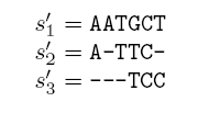 Ebben az esetben δ T I (s 1, s 2, s 3) = 6 j=1 3 i=1 3 p=i+1 δ T I(s ij, s pj) = 6 j=1 (δ T I(s 1j, s 2j) + δ T I (s 1j, s 3j) + δ T I (s 2j, s 3j)) = (0 + 1 + 1) + (1 + 1 + 0) + (0 + 1 + 1) +(1 + 1