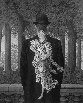3. feladat Az alábbi felvétel (és a képmelléklet 3. számú fotója) René Magritte "A konfekció csokor" (1956) című festményének reprodukciója. 3. a) Melyik stílusáramlathoz tartozik a művész?.. 3. b) A reneszánsz kor melyik mesterének melyik művéből emelt át egy részletet saját festményébe Magritte?