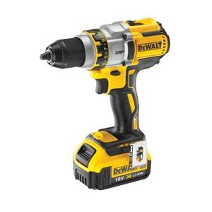 DEWALT 2016 Q3 akciós lista fúró-csavarozó, XR Li-Ion 4,0Ah akkumulátor technológiával Tartós 3 sebességfokozat teljes fém hajtómű megnövelt használat és élettartam 11 fokozatban állítható precíz