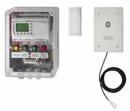 Szifonvezérlés, fénykapus vezérlés, nyomógombos WC-öblítő Elektronikus szifonvezérlés Elektronikus szifonvezérlés a rejtett beszereléshez, a Franke nemesacél piszoárok érintésnélküli öblítéséhez.