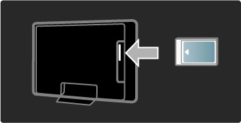 5.7 Közös interfész (CAM) CAM A kódolt digitális TV-csatornák ún. Feltételes hozzáférés modul (CAM) segítségével kódolhatók ki. A digitális TV-szolgáltatók a CAM-modult az el!fizetés id!