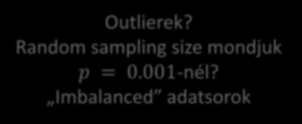 Idősoroknál Outlierek?