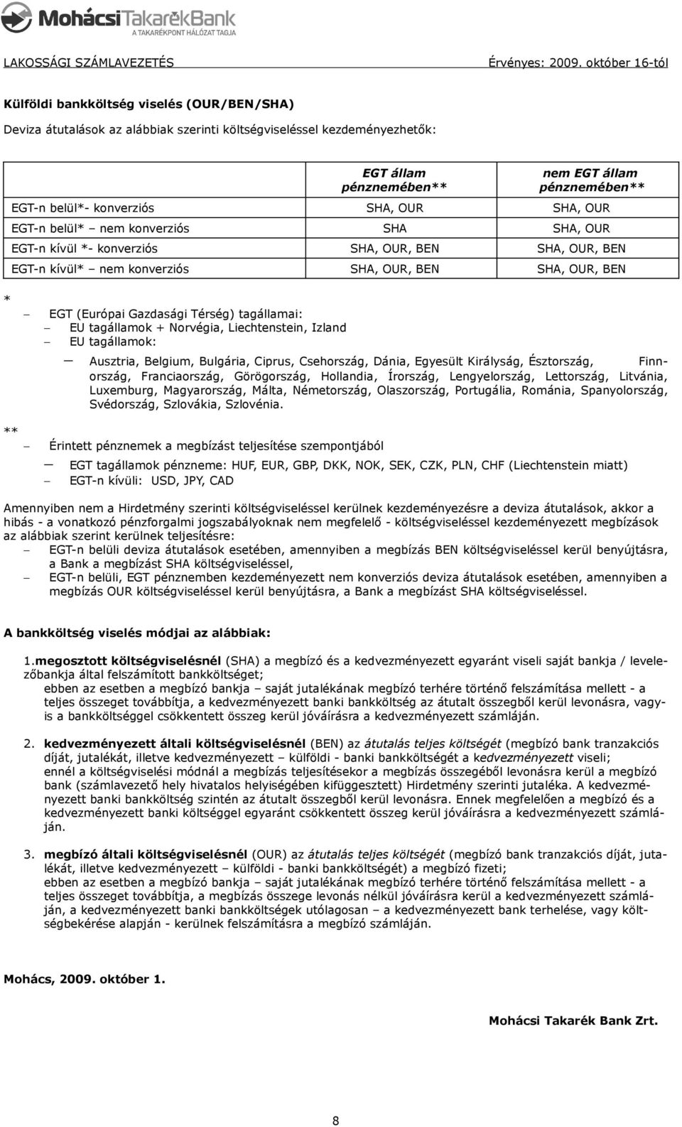 tagállamai: EU tagállamok + Norvégia, Liechtenstein, Izland EU tagállamok: Ausztria, Belgium, Bulgária, Ciprus, Csehország, Dánia, Egyesült Királyság, Észtország, Finnország, Franciaország,