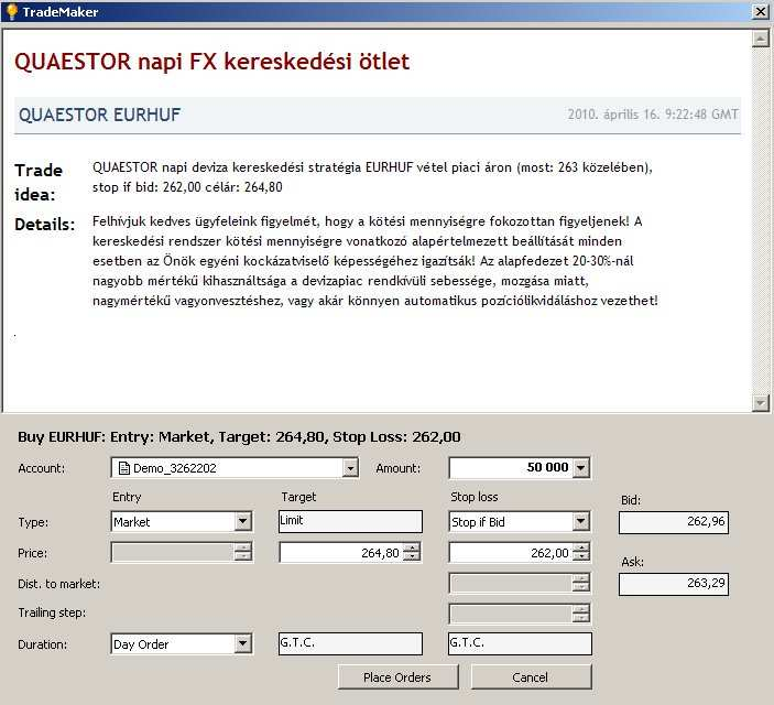 Kereskedési stratégiák Tájékoztatjuk a kedves eqtrader Felhasználókat, és kedves Ügyfeleinket, hogy i Csoportunk 2009.