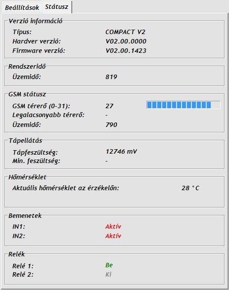 Távfelügyelet Távfelügyelet telefonszáma: a Contact-ID átjelzéshez használt hívószám. Ügyfél azonosító: a távfelügyeletre történő Contact-ID átjelzéshez szükséges négyjegyű, 0.