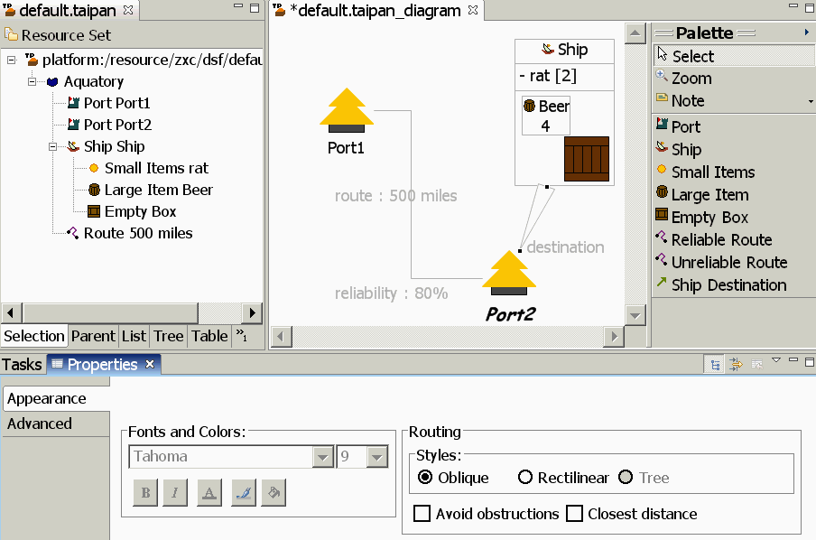 Mapping Model Graphical Definition