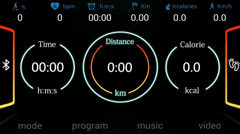 Gyors indítás 1. Kapcsolja be a gépet és csatlakoztassa a biztonsági kulcsot. 2. Nyomja meg a START gombot. 3 hangjlzés után a gép 0,8 km/h sebességgel elindul. 3. A SPEED és INCLINE gombokkal változtathatja a sebességget és a dőlésszöget.