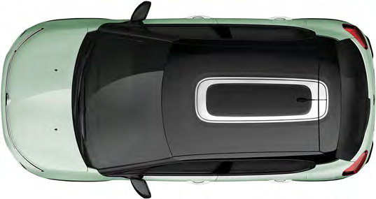 STÍLUS 1 2 3 4 5 TETŐMATRICÁK A CITROËN dizájnerei által tervezett tetőmatricák sportos jelleget kölcsönöznek az autónak.