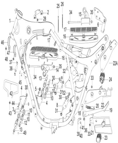 F13 链罩 F13 SPROCKET 1 60101N0LP001 LÁNCTAKARÓ FÖLSŐ 1 60101N070002 LÁNCTAKARÓ