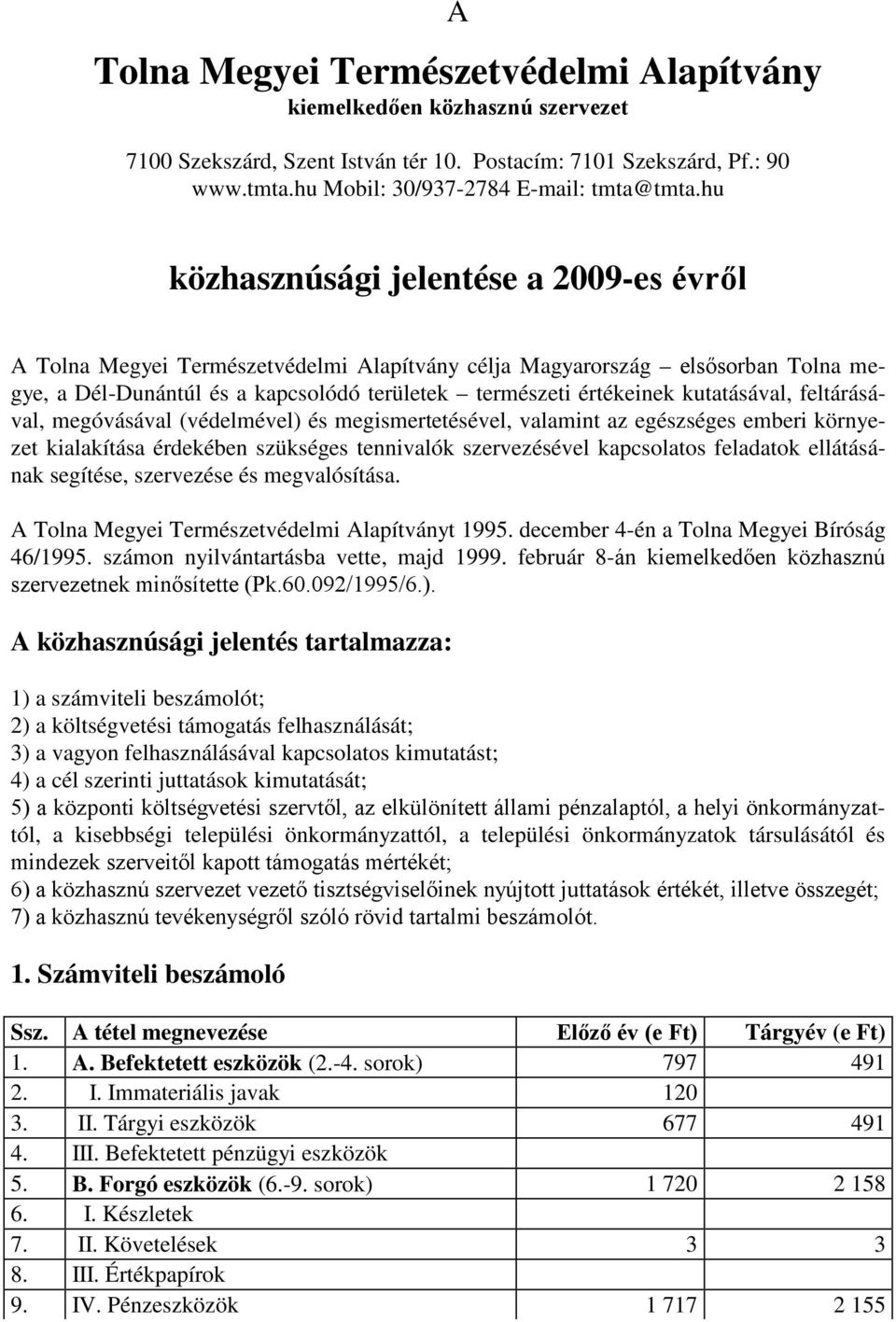 kutatásával, feltárásával, megóvásával (védelmével) és megismertetésével, valamint az egészséges emberi környezet kialakítása érdekében szükséges tennivalók szervezésével kapcsolatos feladatok