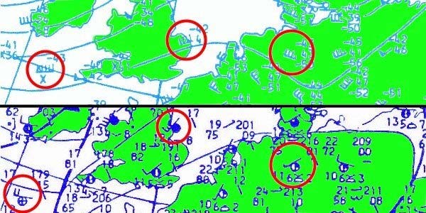 c) hasonlítsuk össze a szélsebességeket a talajon (alul a sötétkék), és 9 km magasságban