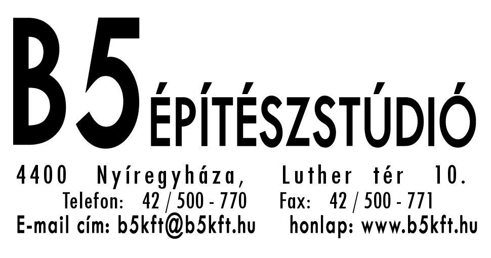 tárgy: BENCS VILLA ÉPÜLETÉNEK FELÚJÍTÁSA ÉS ÁTALAKÍTÁSA 4400 Nyíregyháza, Sóstói út 54. (hrsz:2185) megrendelő: NYÍREGYHÁZA MEGYEI JOGÚ VÁROS ÖNKORMÁNYZATA 4400 NYÍREGYHÁZA, KOSSUTH TÉR 1.