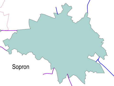 Sopron városi adatok: 24 497 db felhasználó 1 gázátadó állomás 17 db fogadóállomás 258,5 km üzemeltetett elosztóvezeték 47 Mm3 elosztott mennyiség (2015-ben) Égáz-Dégáz