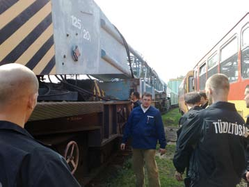 Vasúti balesetek Sajátos vasúti veszélyforrások eszközeivel és módszereivel is megismerkedtek a képzésben résztvevők.