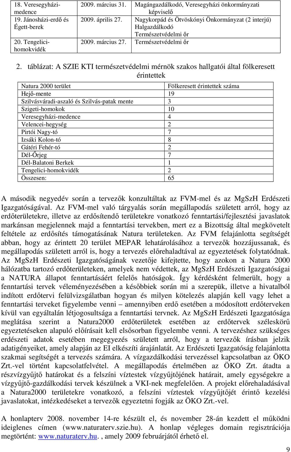 09. március 27. Természetvédelmi ır 2.