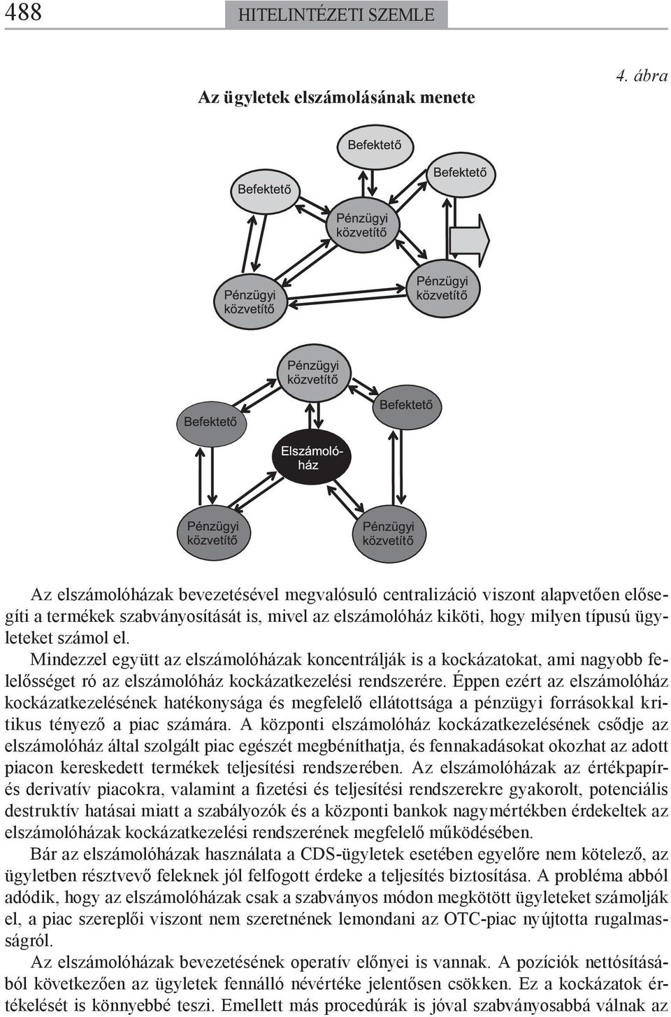 Mindezzel együtt az elszámolóházak koncentrálják is a kockázatokat, ami nagyobb felelősséget ró az elszámolóház kockázatkezelési rendszerére.