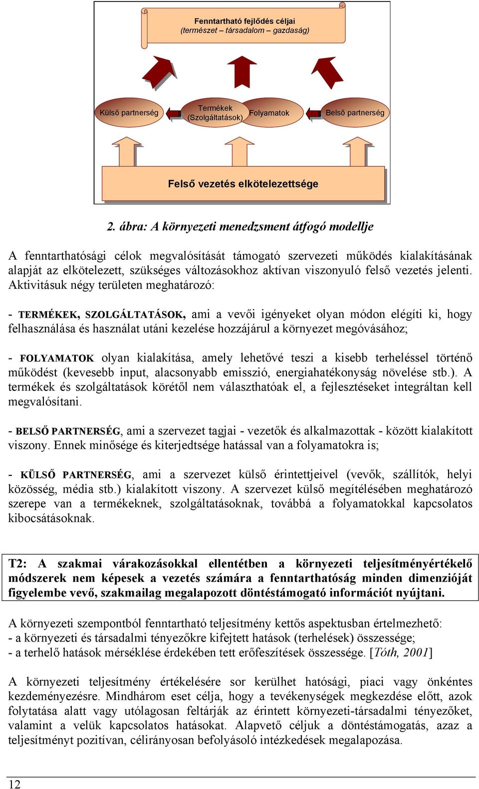 felső vezetés jelenti.