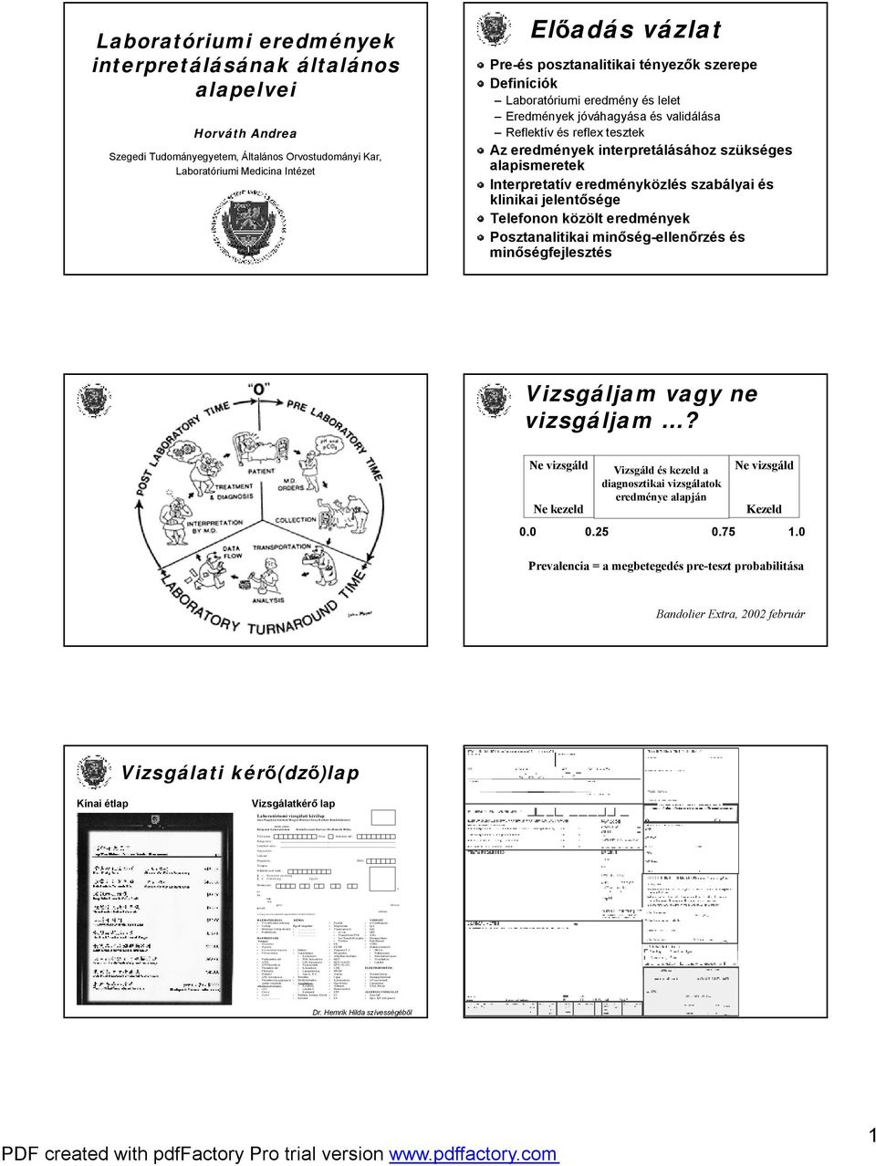 szeepe Definíciók Laboatóiumi eedmény és lelet Eedmények jóváhagyása és validálása Reflektív és eflex tesztek Az eedmények intepetálásához szükséges alapismeetek Intepetatív eedményközlés szabályai