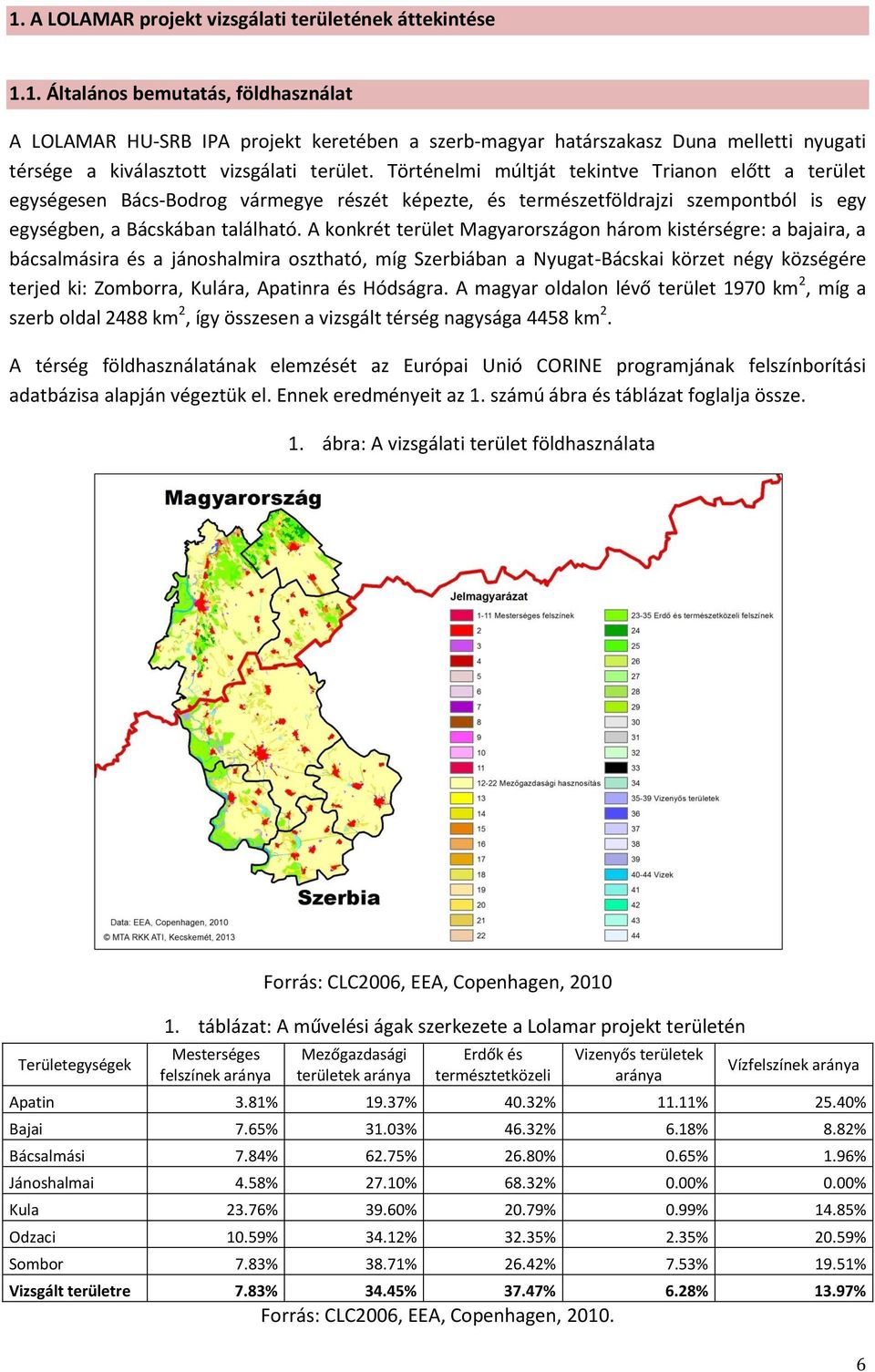 A konkrét terület Magyarországon három kistérségre: a bajaira, a bácsalmásira és a jánoshalmira osztható, míg Szerbiában a Nyugat-Bácskai körzet négy községére terjed ki: Zomborra, Kulára, Apatinra
