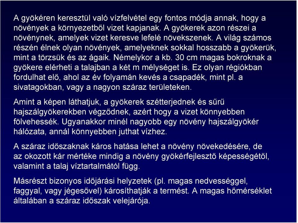 Ez olyan régiókban fordulhat elő, ahol az év folyamán kevés a csapadék, mint pl. a sivatagokban, vagy a nagyon száraz területeken.