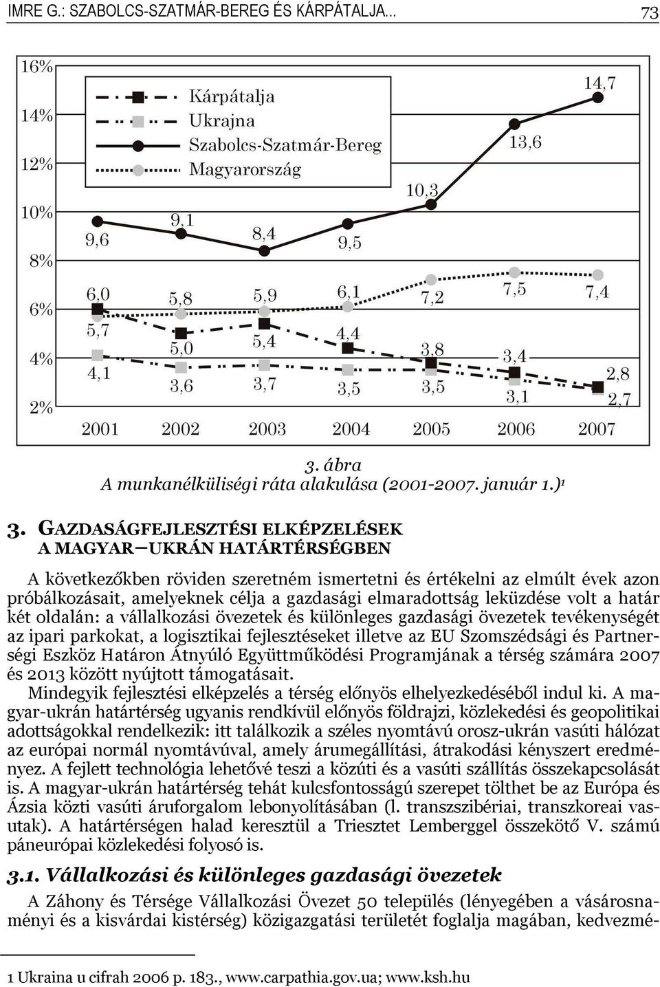 leküzdése volt a határ két oldalán: a vállalkozási övezetek és különleges gazdasági övezetek tevékenységét az ipari parkokat, a logisztikai fejlesztéseket illetve az EU Szomszédsági és Partnerségi