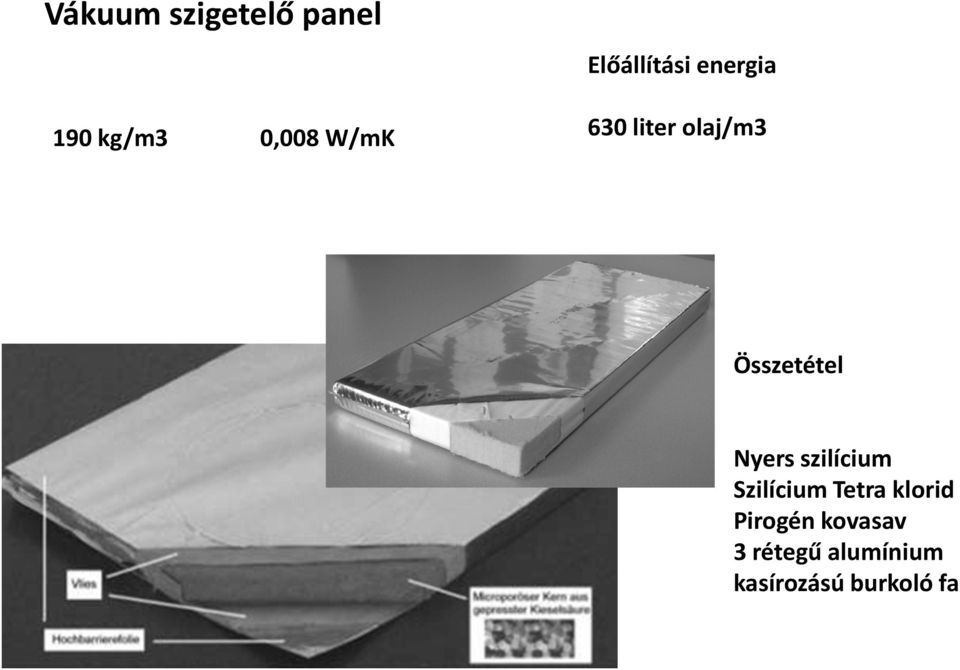 Összetétel Nyers szilícium Szilícium Tetra