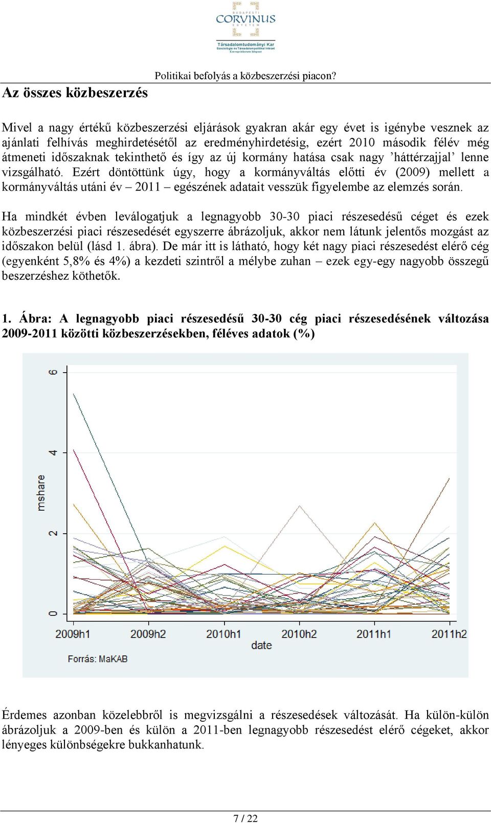 tekinthető és így az új kormány hatása csak nagy háttérzajjal lenne vizsgálható.