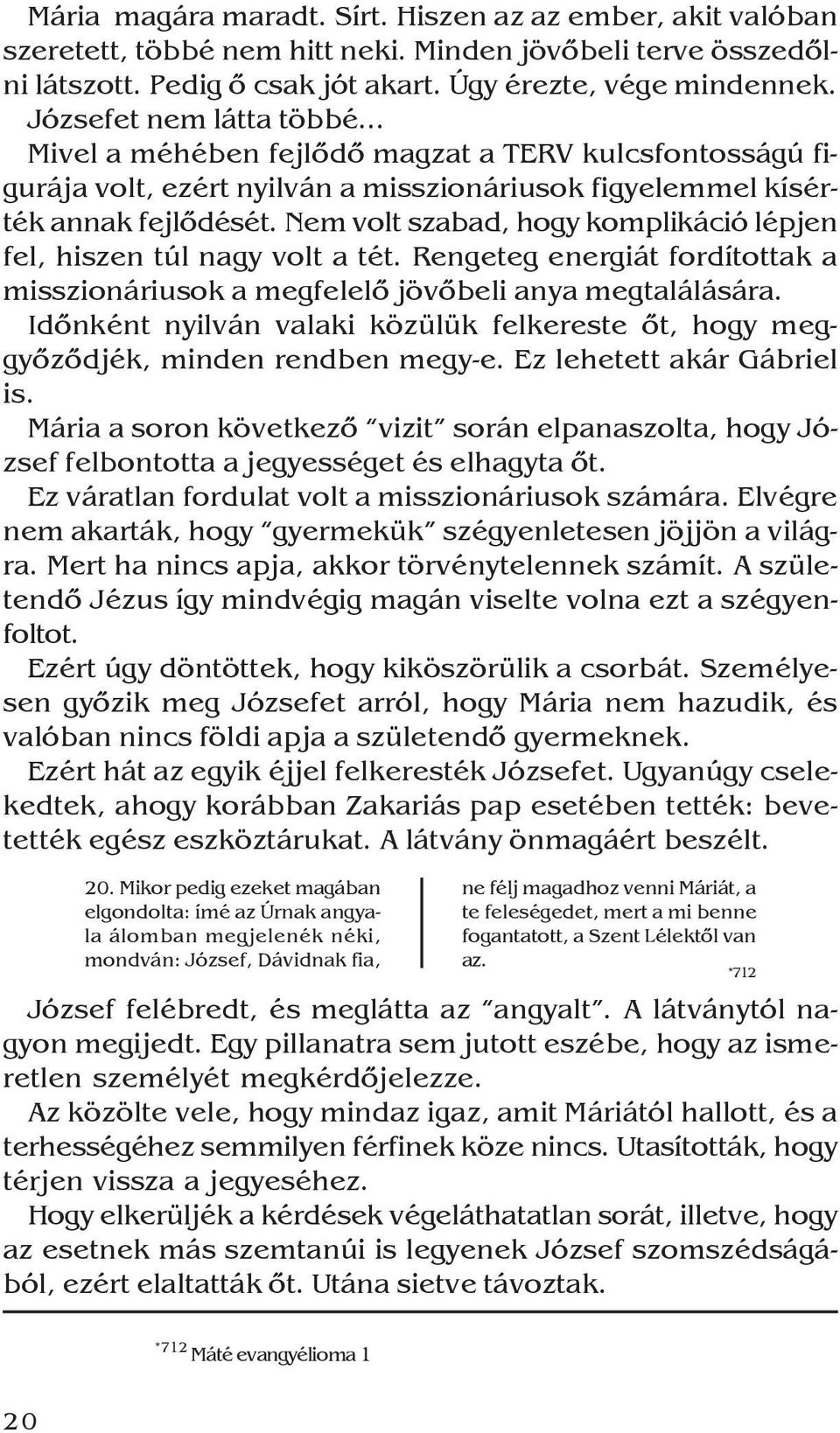 Nem volt szabad, hogy komplikáció lépjen fel, hiszen túl nagy volt a tét. Rengeteg energiát fordítottak a misszionáriusok a megfelelõ jövõbeli anya megtalálására.