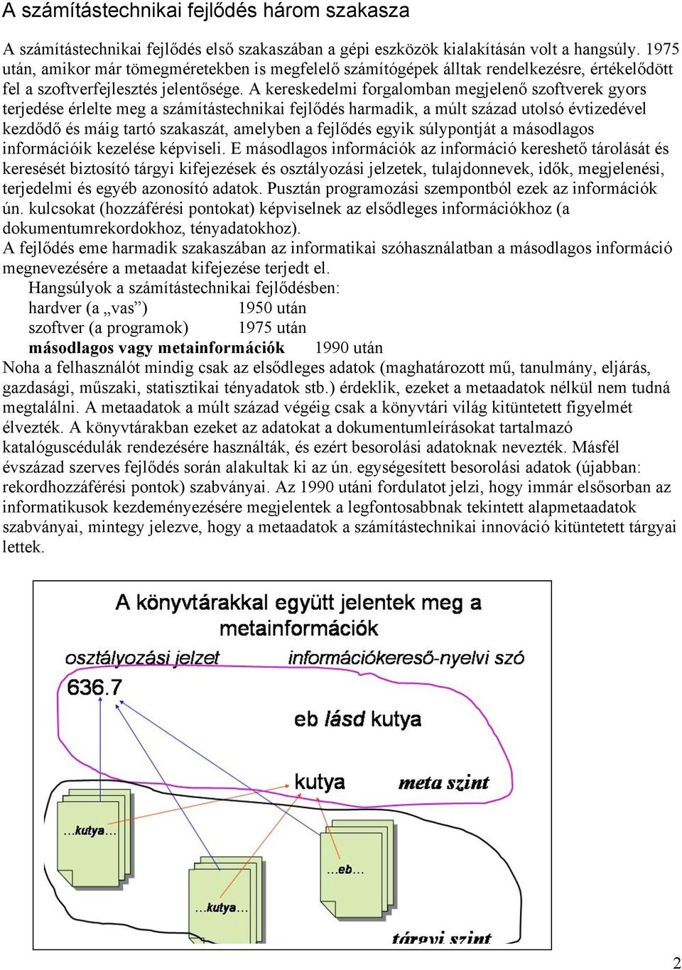 A kereskedelmi forgalomban megjelenő szoftverek gyors terjedése érlelte meg a számítástechnikai fejlődés harmadik, a múlt század utolsó évtizedével kezdődő és máig tartó szakaszát, amelyben a