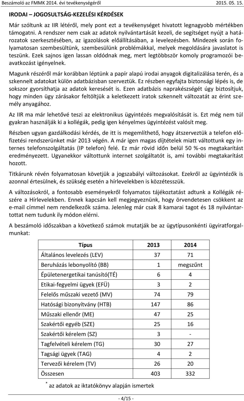 Mindezek során folyamatosan szembesültünk, szembesülünk problémákkal, melyek megoldására javaslatot is teszünk.