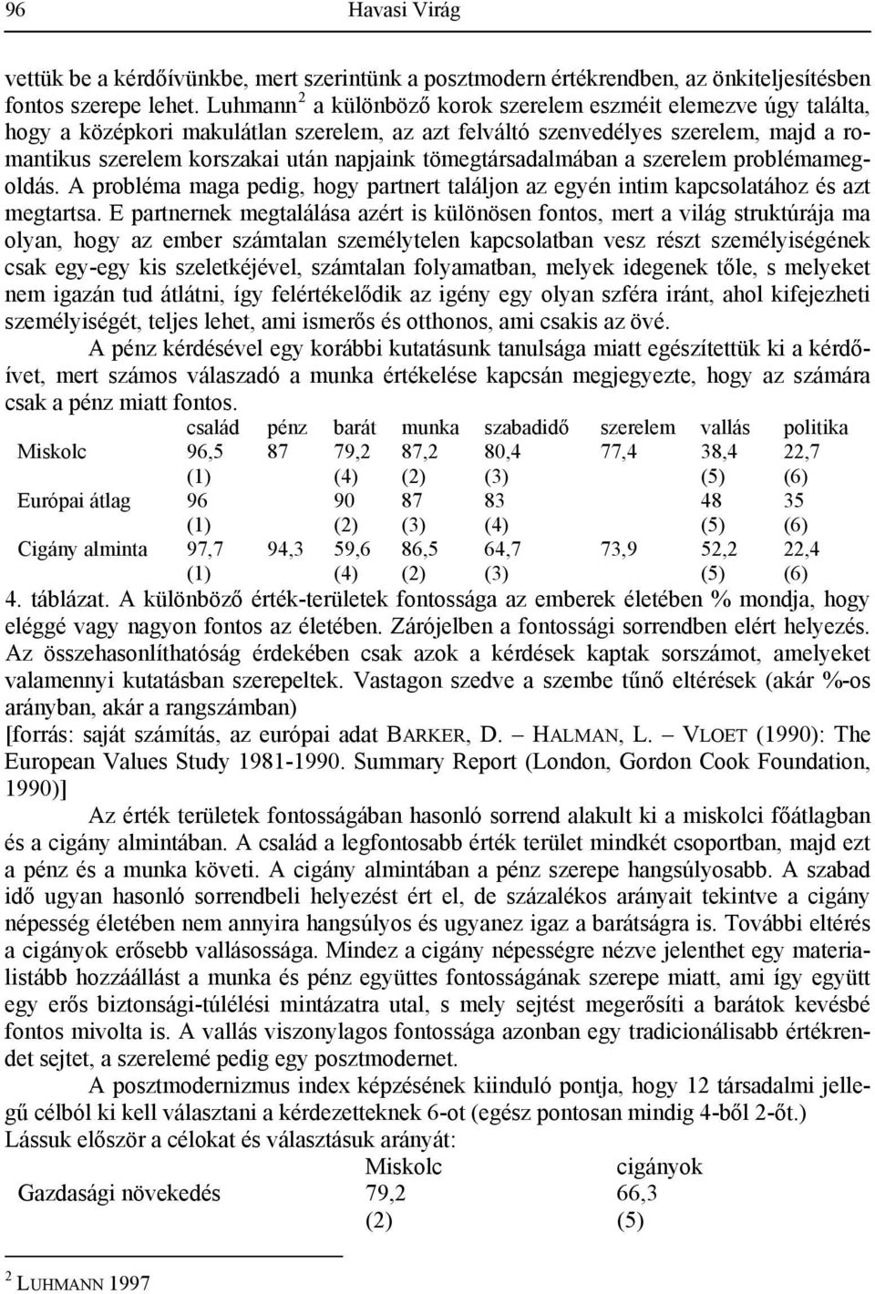 tömegtársadalmában a szerelem problémamegoldás. A probléma maga pedig, hogy partnert találjon az egyén intim kapcsolatához és azt megtartsa.