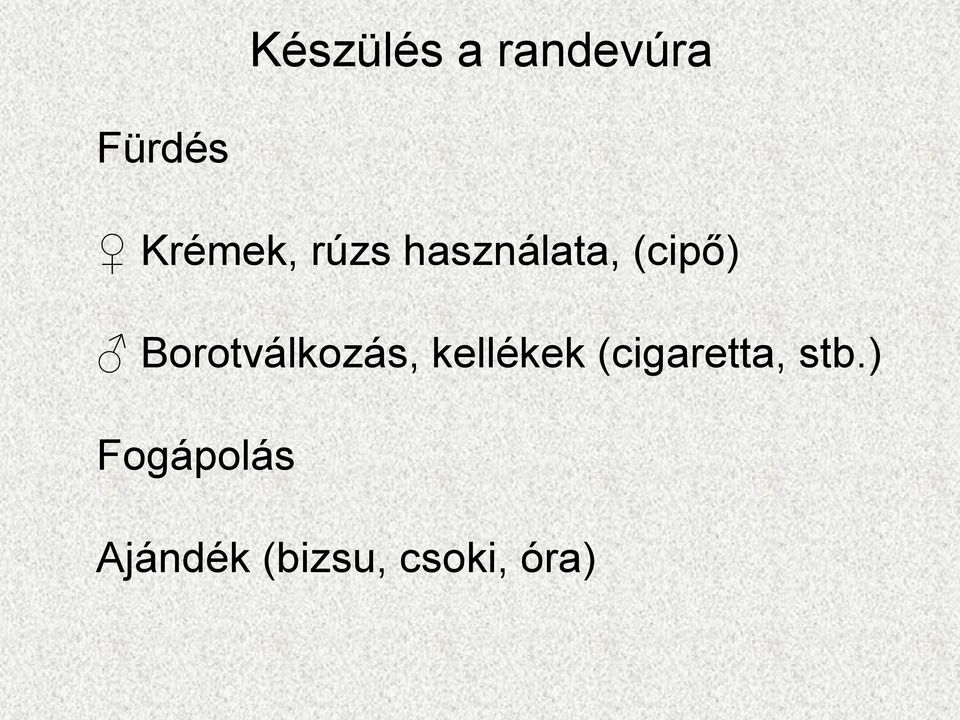 Borotválkozás, kellékek