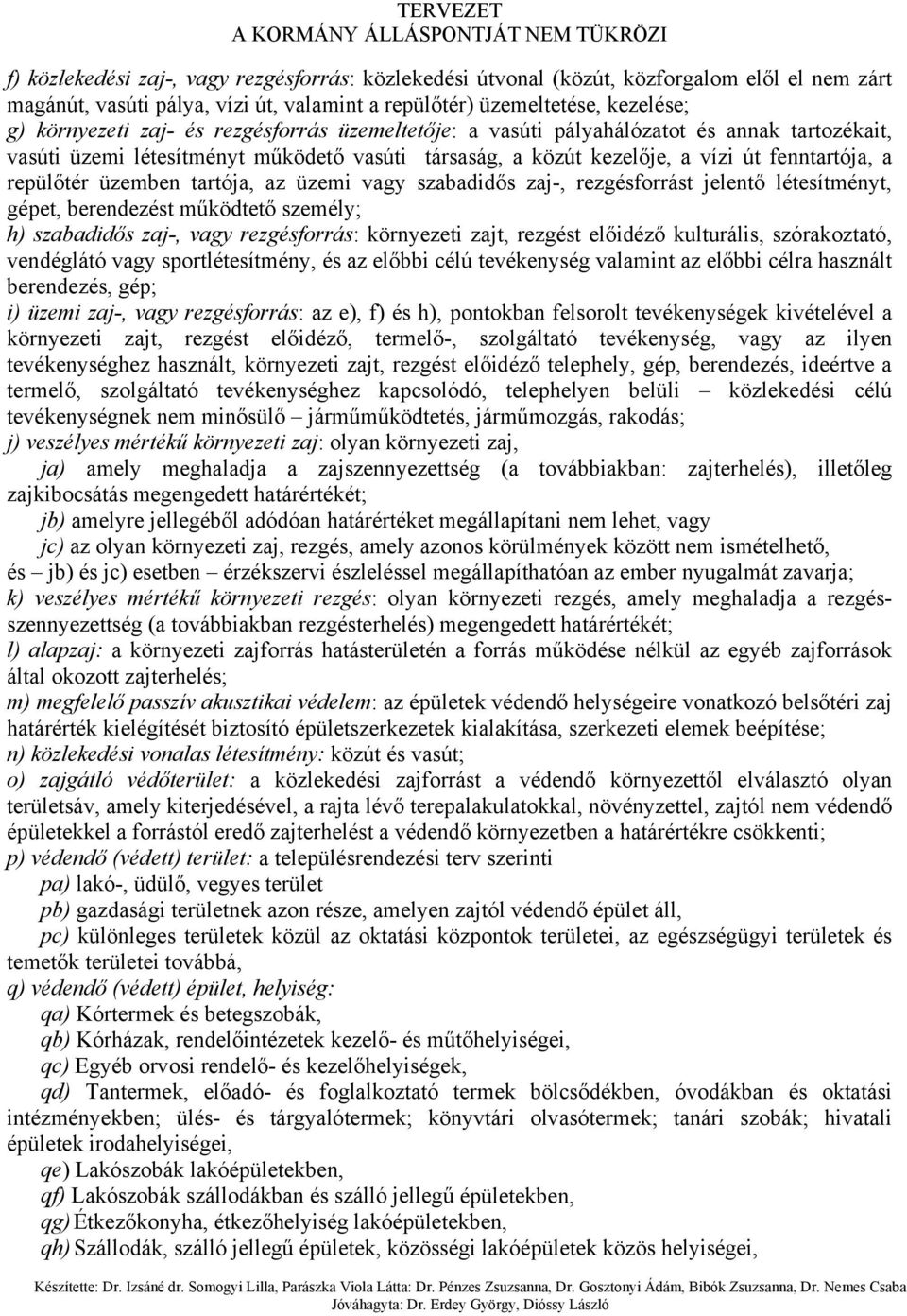 üzemi vagy szabadidős zaj-, rezgésforrást jelentő létesítményt, gépet, berendezést működtető személy; h) szabadidős zaj-, vagy rezgésforrás: környezeti zajt, rezgést előidéző kulturális,